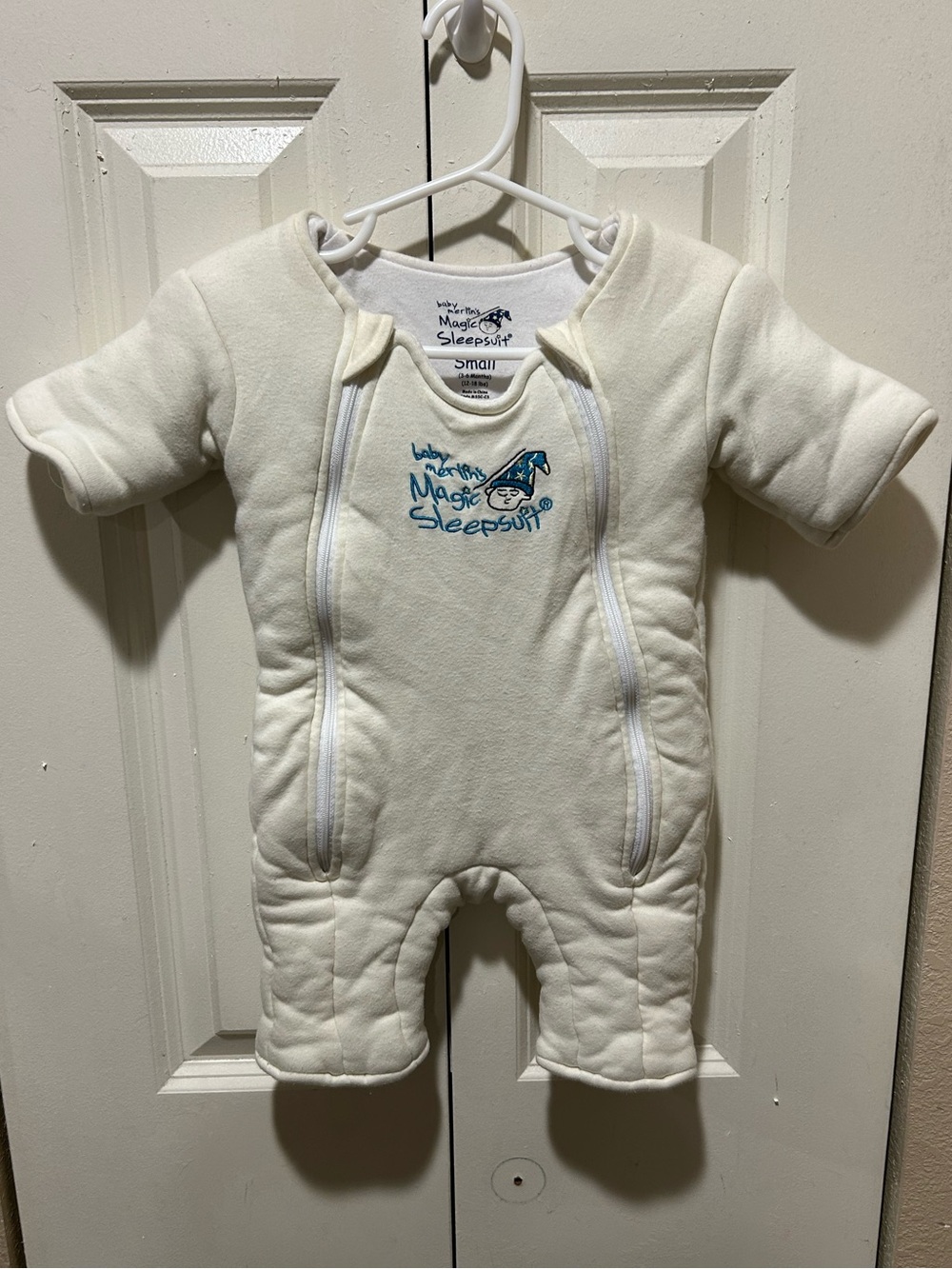 Baby Merlin Magic Sleepsuit Cotton Sleep Sack , size 3-6 months
